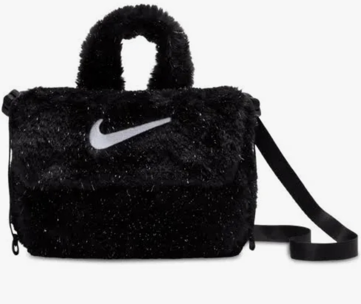 Nike Big Kids’ Faux Fur Crossbody Bag