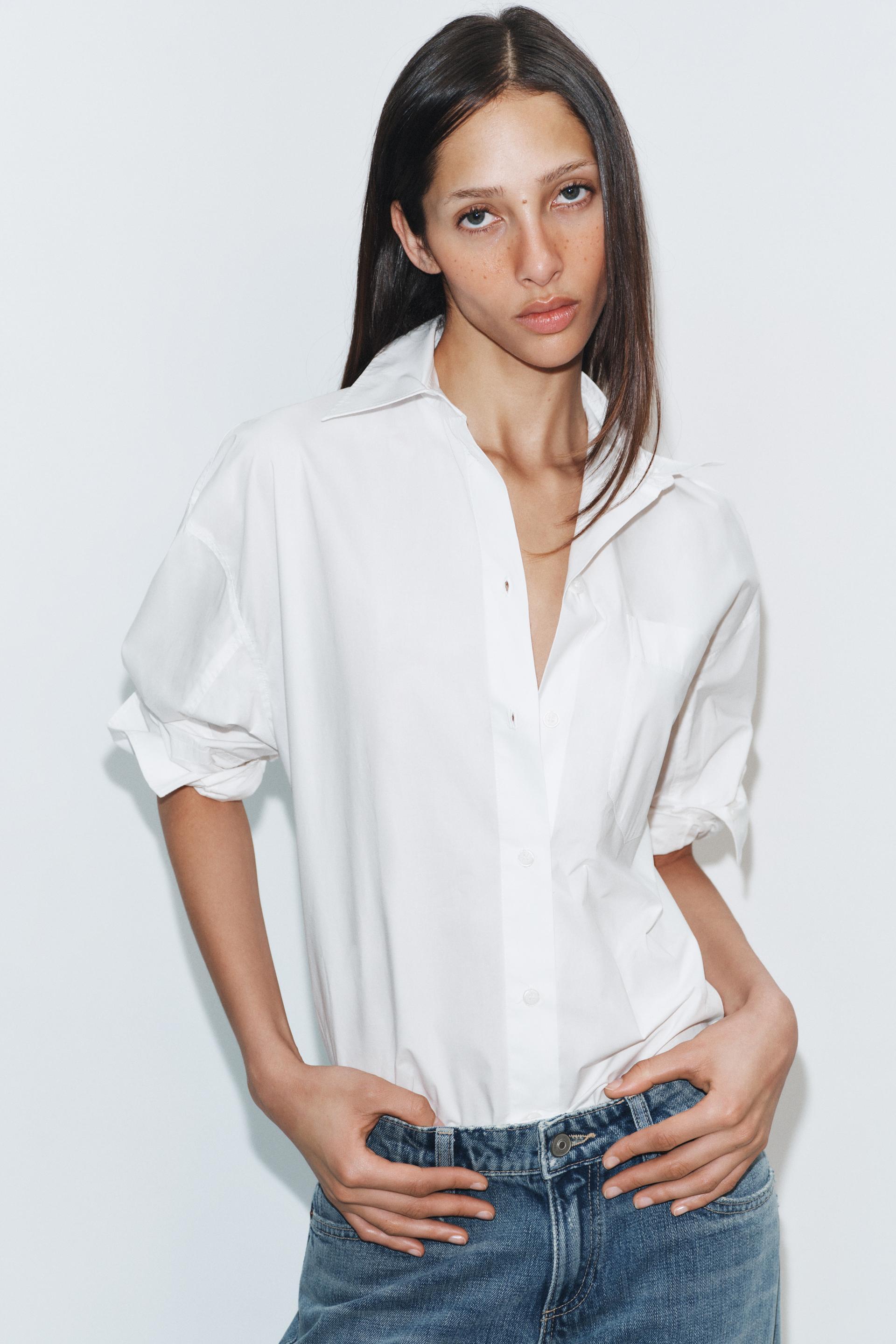 OVERSIZED POPLIN SHIRT