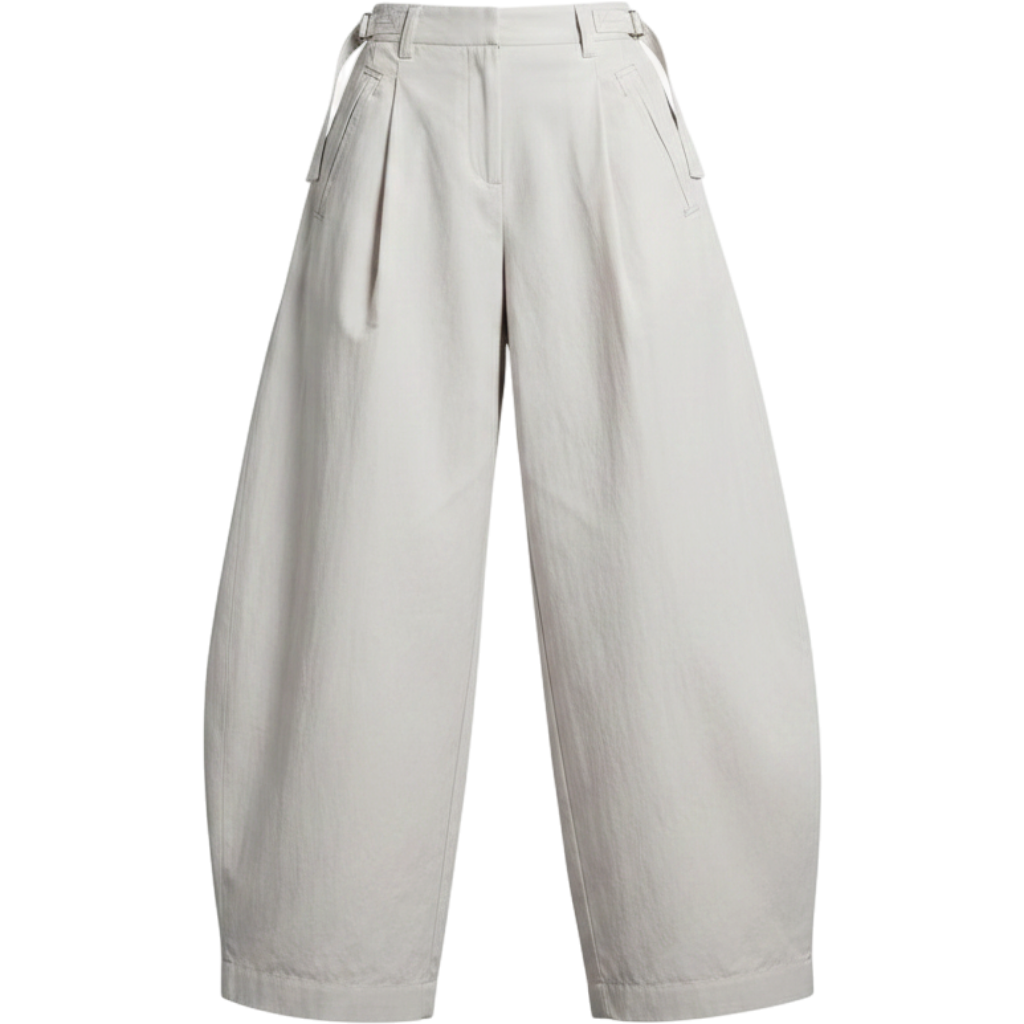 Adjustable Waisted Wide Leg Pants