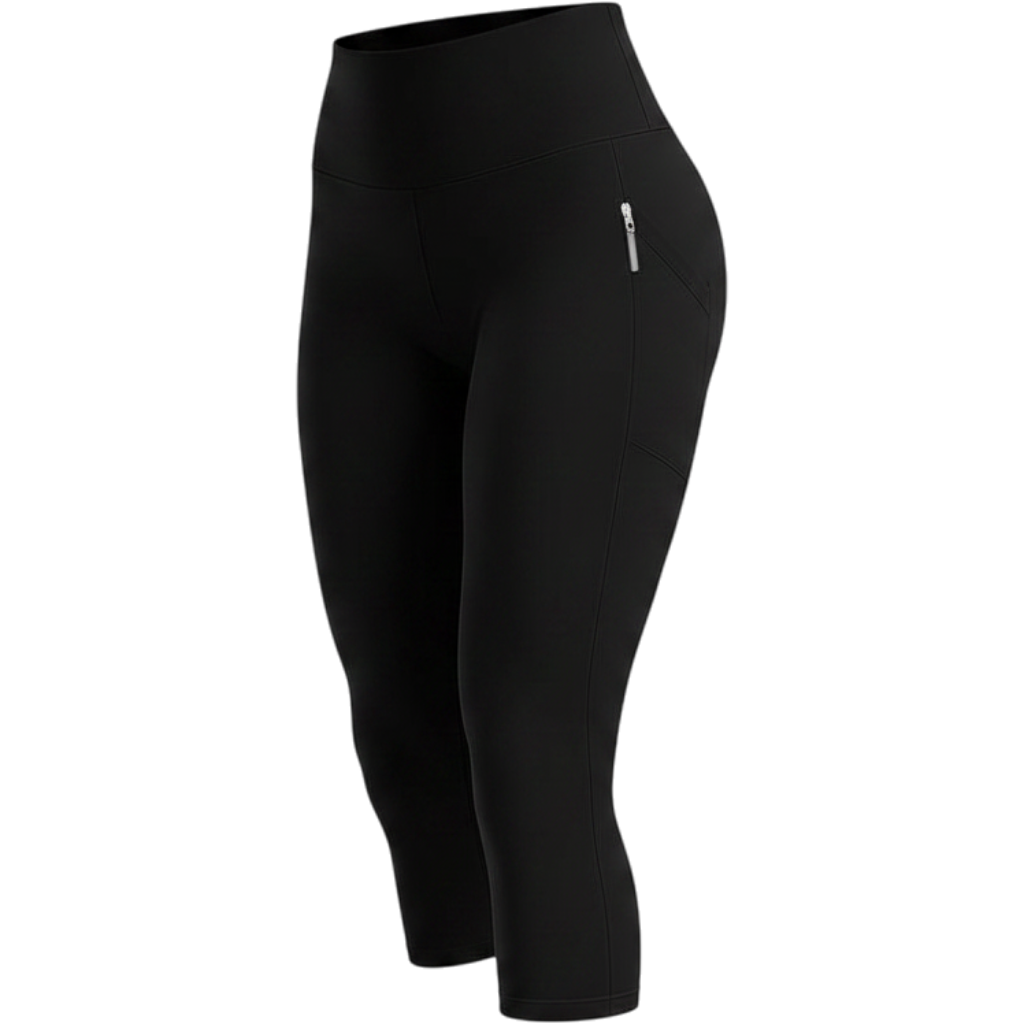 Ipletix Capri Leggings with Pockets for Women-2 Packs High Waisted Buttery Soft