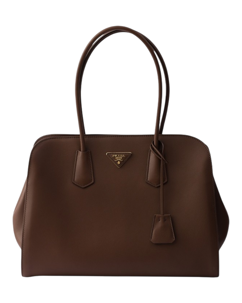 Prada Large Leather Tote Bag