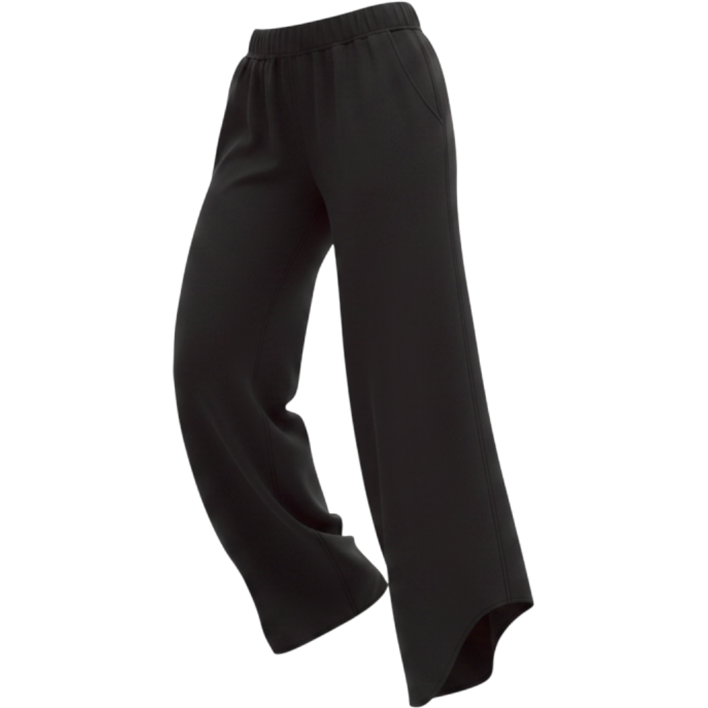BeCalm Mid Rise Wide-Leg Pants