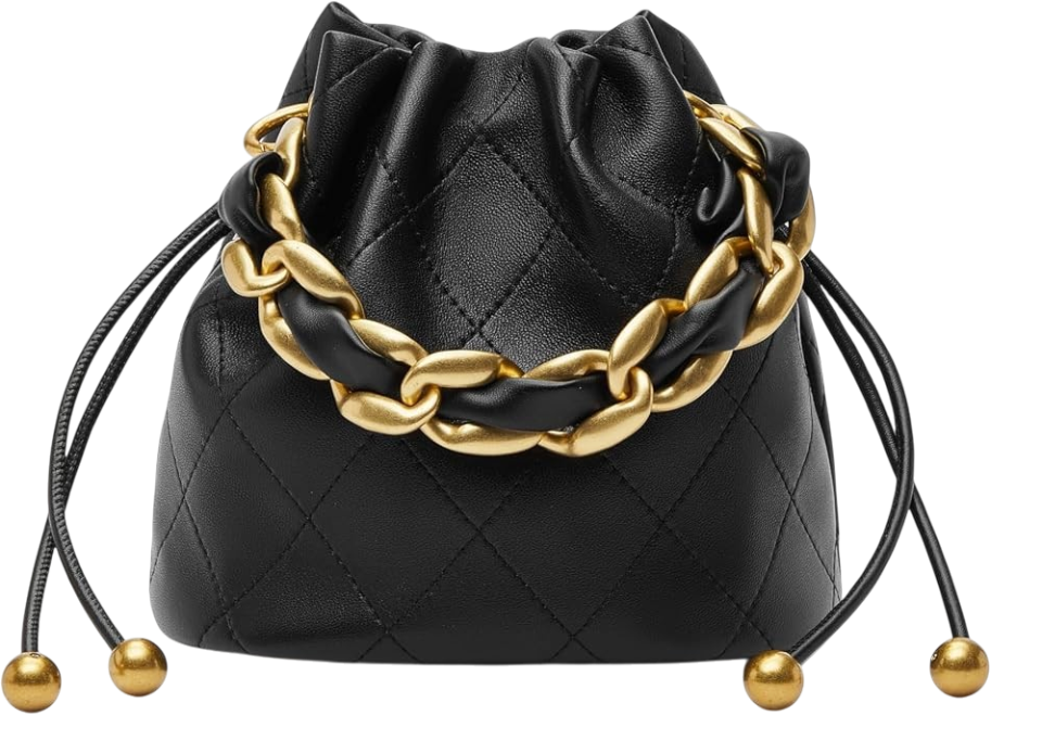 DORIS&JACKY Top Handle Leather Crossbody Bag for Women Designer Bucket Tote