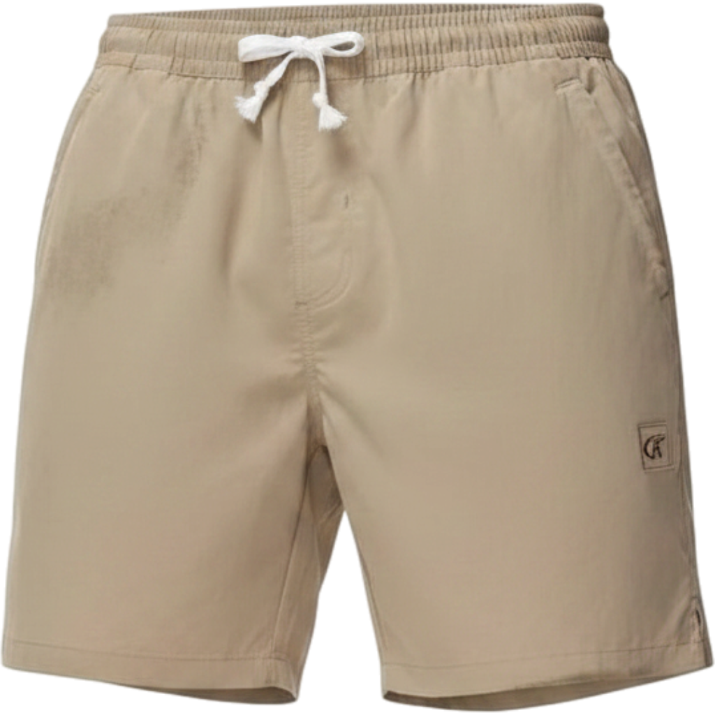 Yundobop Men's Casual 7 Inch Shorts Twill Drawstring Summer Beach Stretch Golf S