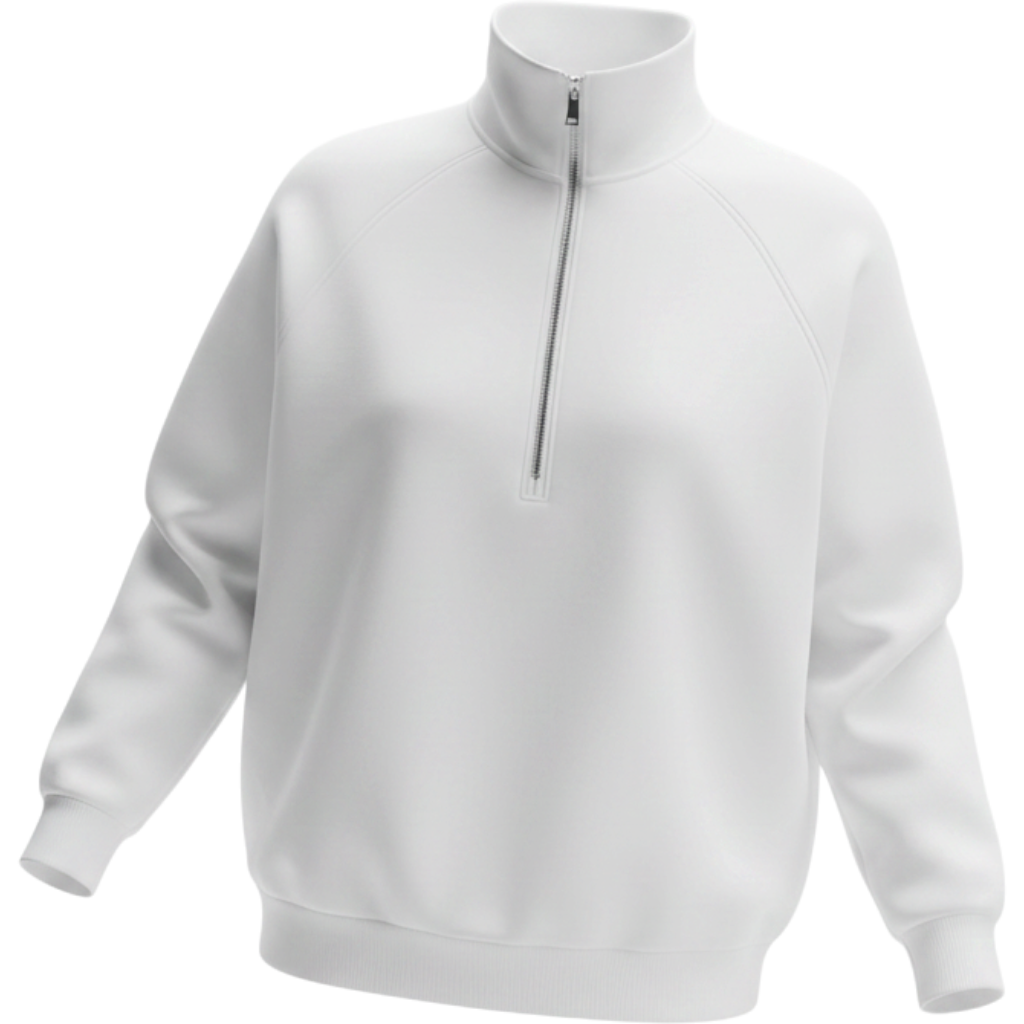 OVERSIZED ZIP-UP SWEATSHIRT