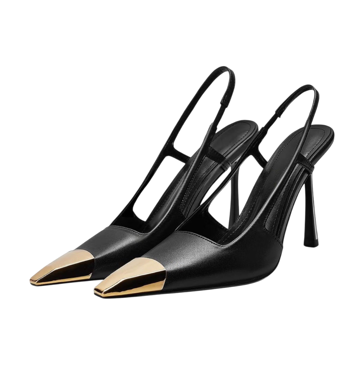 Vertundy Slingback Heels for Women Pointed Toe Stiletto High Heel Pumps
