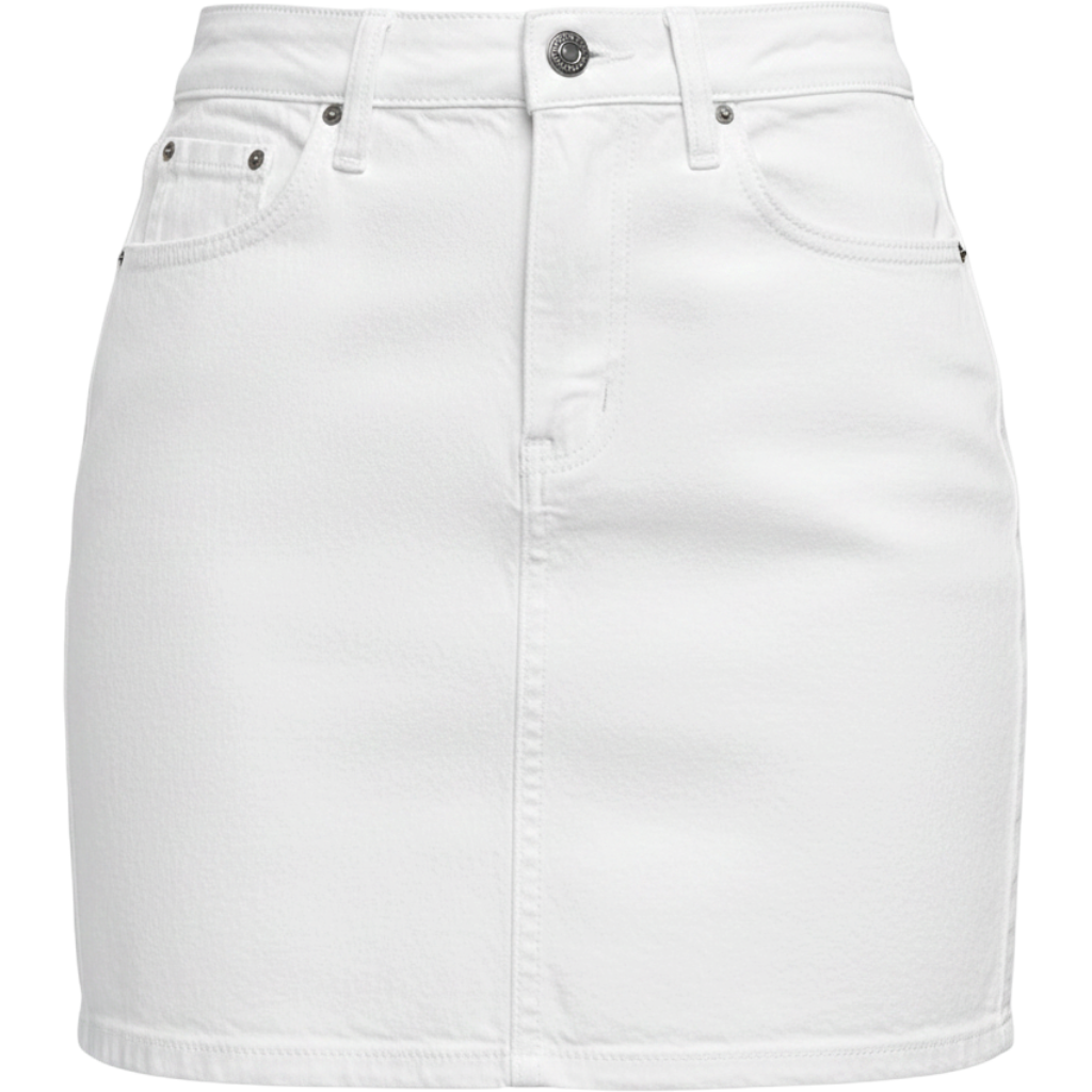luvamia Skorts Skirts for Women Denim Mini Skirt Side Slit with High Waisted Jea