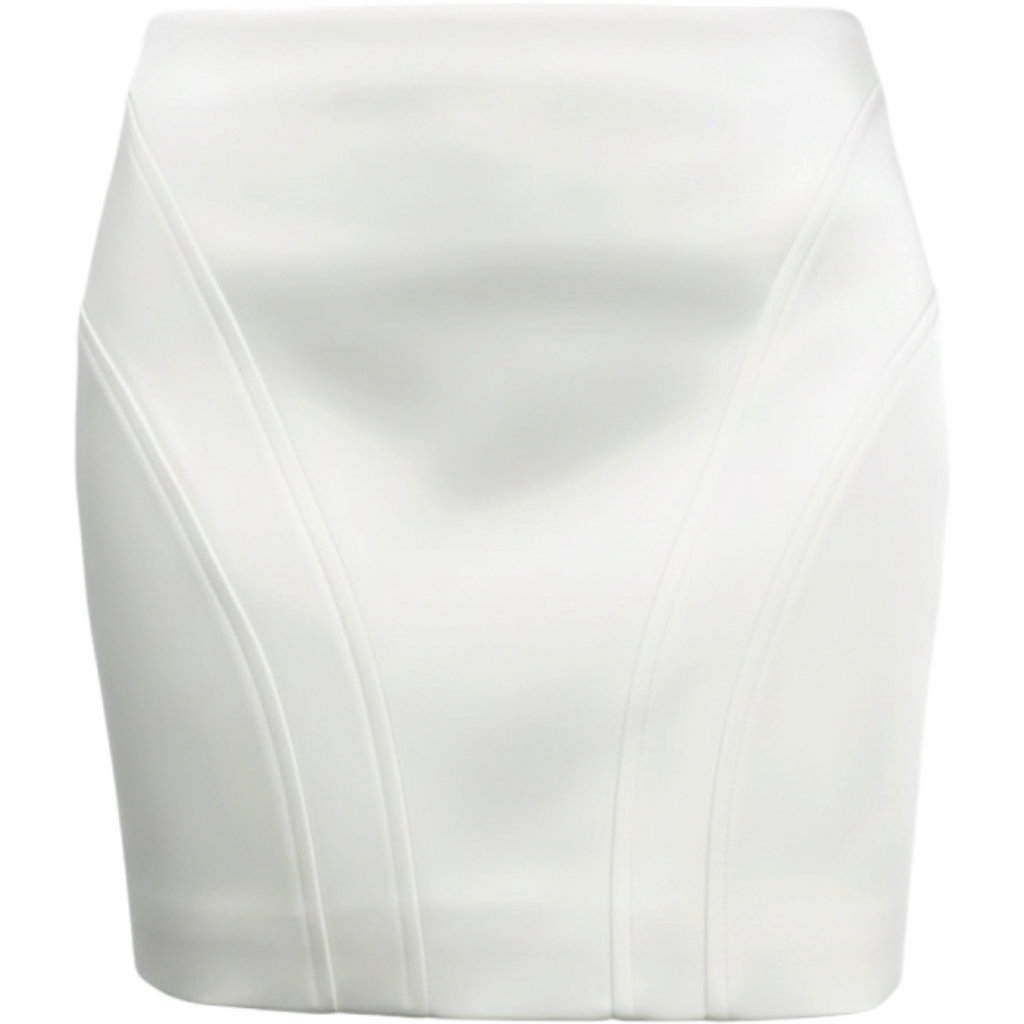 SATIN MINI SKIRT