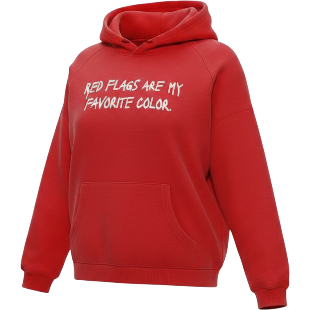 Red Flags Harley Zip Up Hoodie