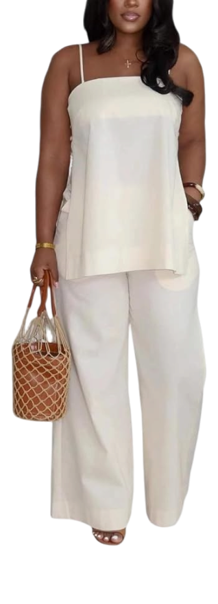 Molisry Women's Linen Set 2 Piece Outfits Summer Plus Size Lounge Set