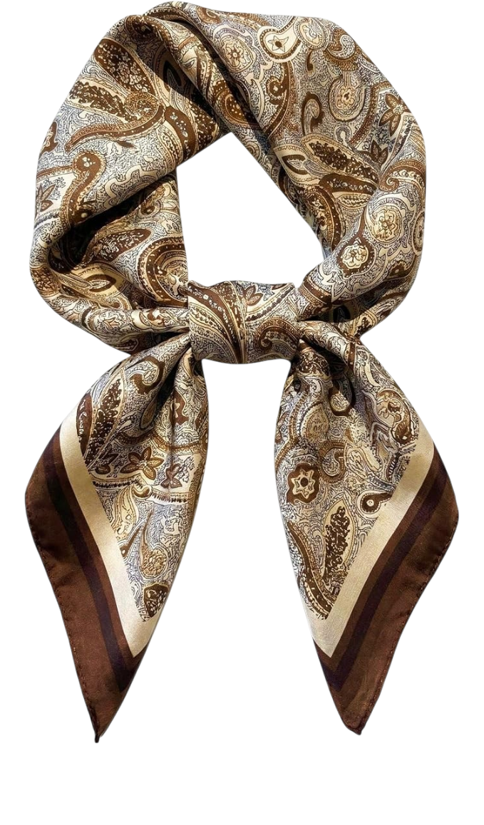 Head Hair Scarf for Women Neck Scarf Like Satin Silk Hair Bandana Square Scarves