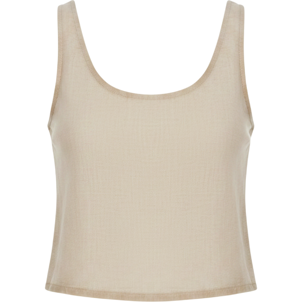 Kinghua Linen Top for Women Summer Crop Tank Tops Vest Shirts Blouse
