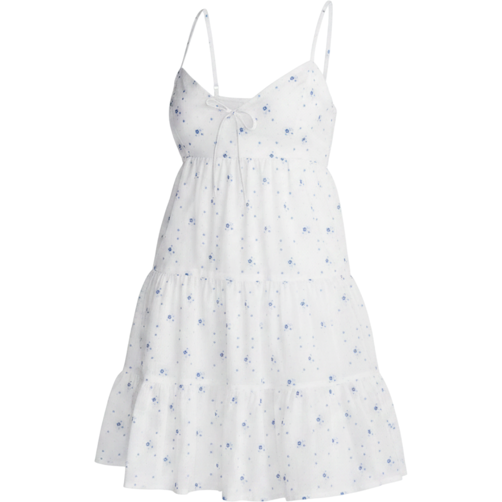 No Boundaries Tiered Trapeze Dress