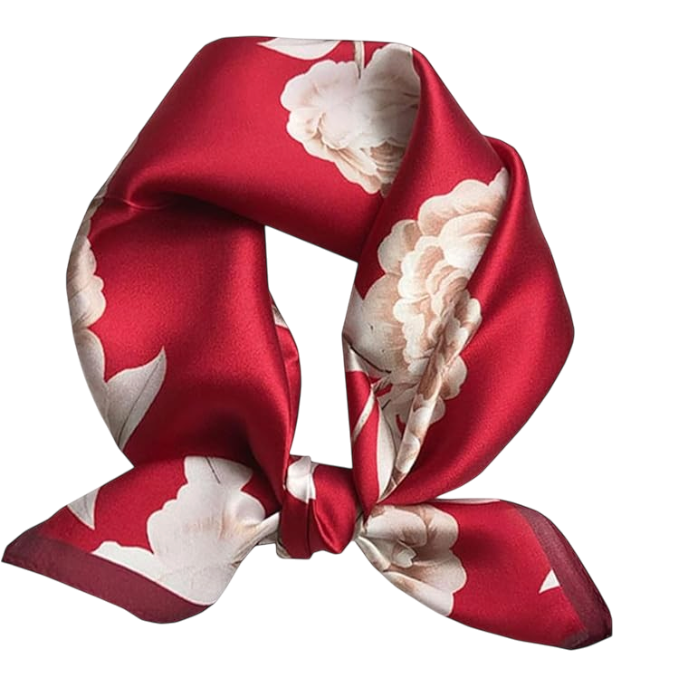 Saiusloa Neck Scarf For Womens Silky Head Scarves Hair Bandanas Square Scarf Fas