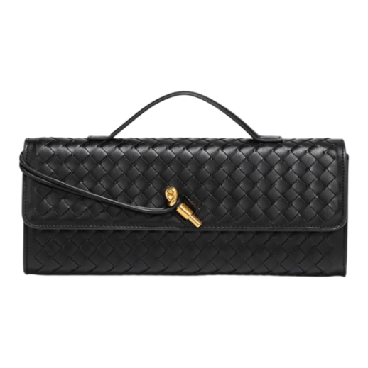Upbull Trendy Woven Evening Clutch Purses Women Underarm Shoulder Handbag Cute S